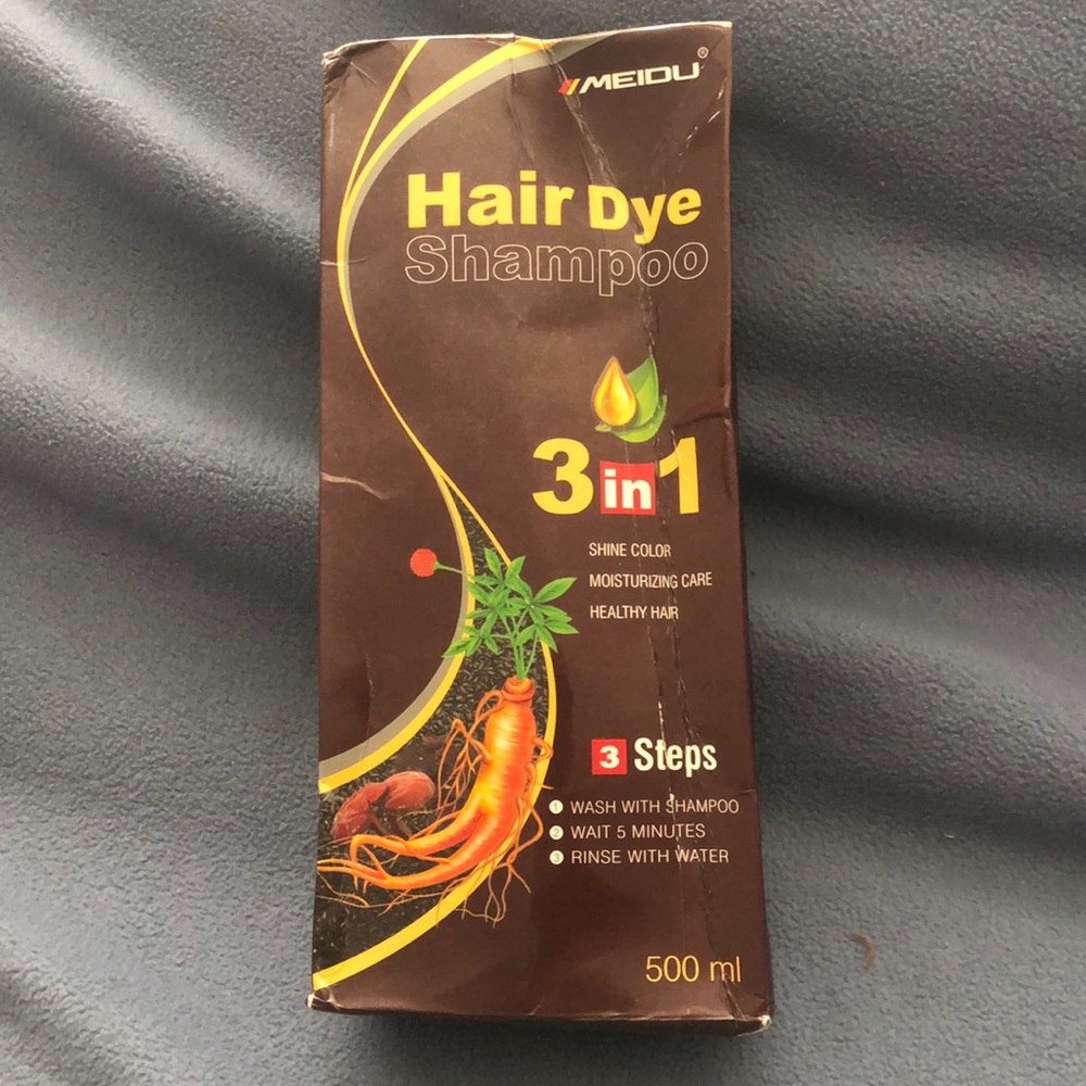 Ladies hair dye- 500ml- have two (2).. one black /one coffee
